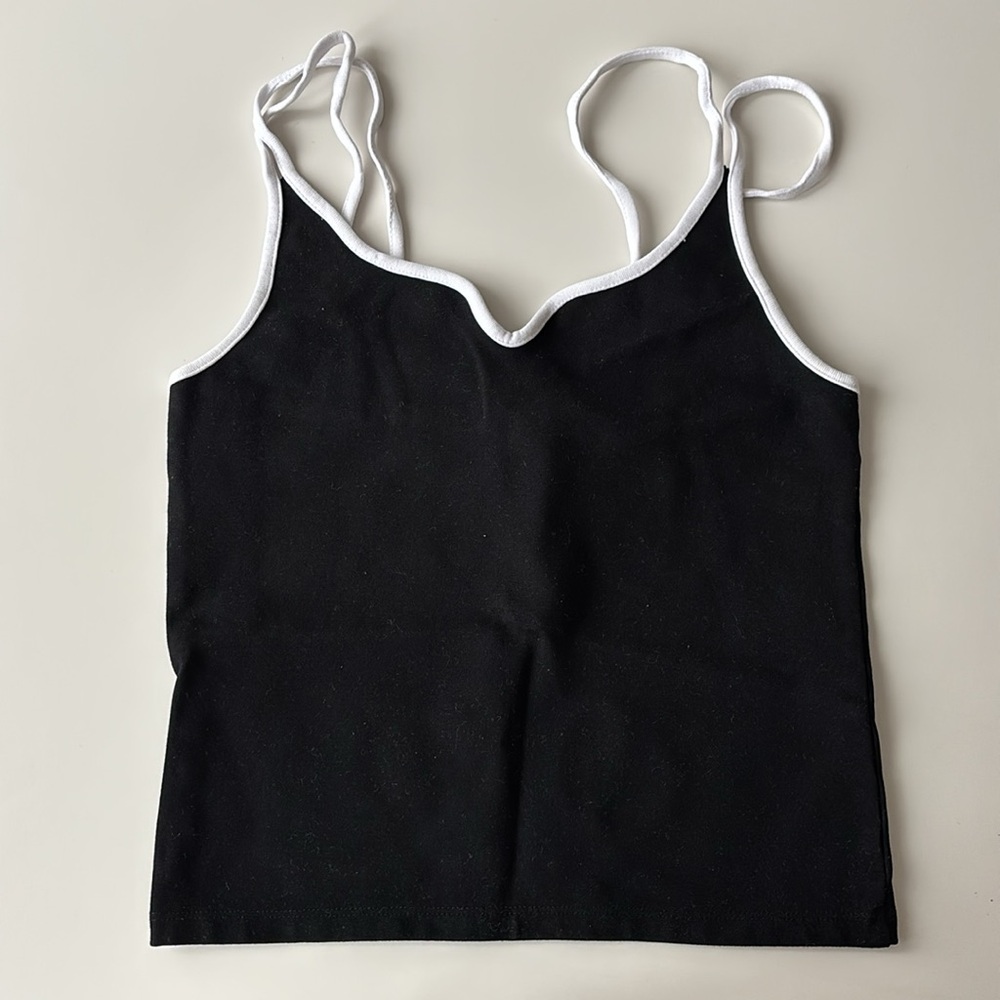 Mango Sweetheart Neck Top